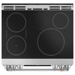 Café™ Stainless Steel 30" Smart Slide-In, Front-Control, Induction and Convection Range with In-Oven Camera (5.7 Cu. Ft) - CHS90XP2MS1