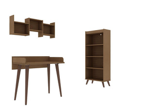 Applesham 3-Piece Home Office Set - Maple Cream