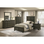 Abigail 5 Drawer Chest - Grey