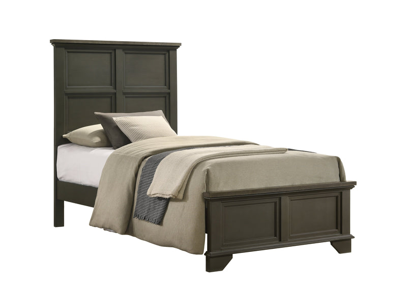 Abigail 5Piece Twin Bedroom Package Grey Leon's