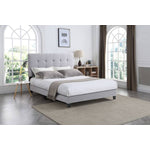 Cabo 3-Piece Queen Bed - Light Grey