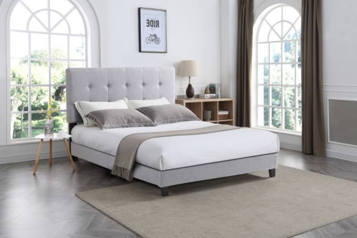 Cabo 3-Piece Queen Bed - Light Grey