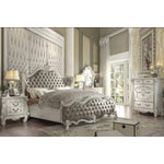 Escalera Queen Bed - Vintage Grey and Bone White