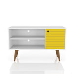 Lekedi 42" TV Stand - White/Yellow