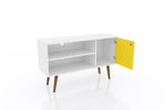 Lekedi 42" TV Stand - White/Yellow