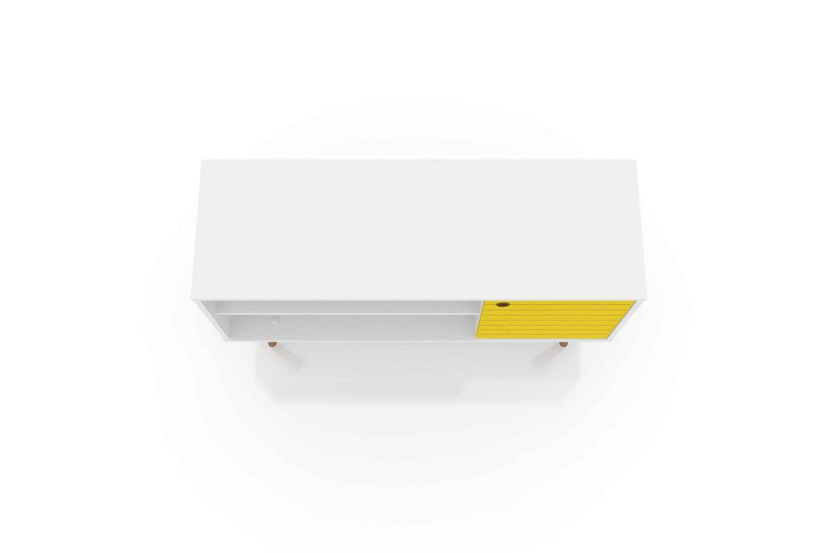 Lekedi 42" TV Stand - White/Yellow