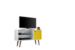Lekedi 42" TV Stand - White/Yellow