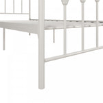 Novogratz Bushwick Metal Platform Twin Bed - Off White