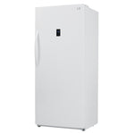 L2 White Upright Freezer and Convertible Fridge (21 Cu. Ft) - LRU21B6AWW