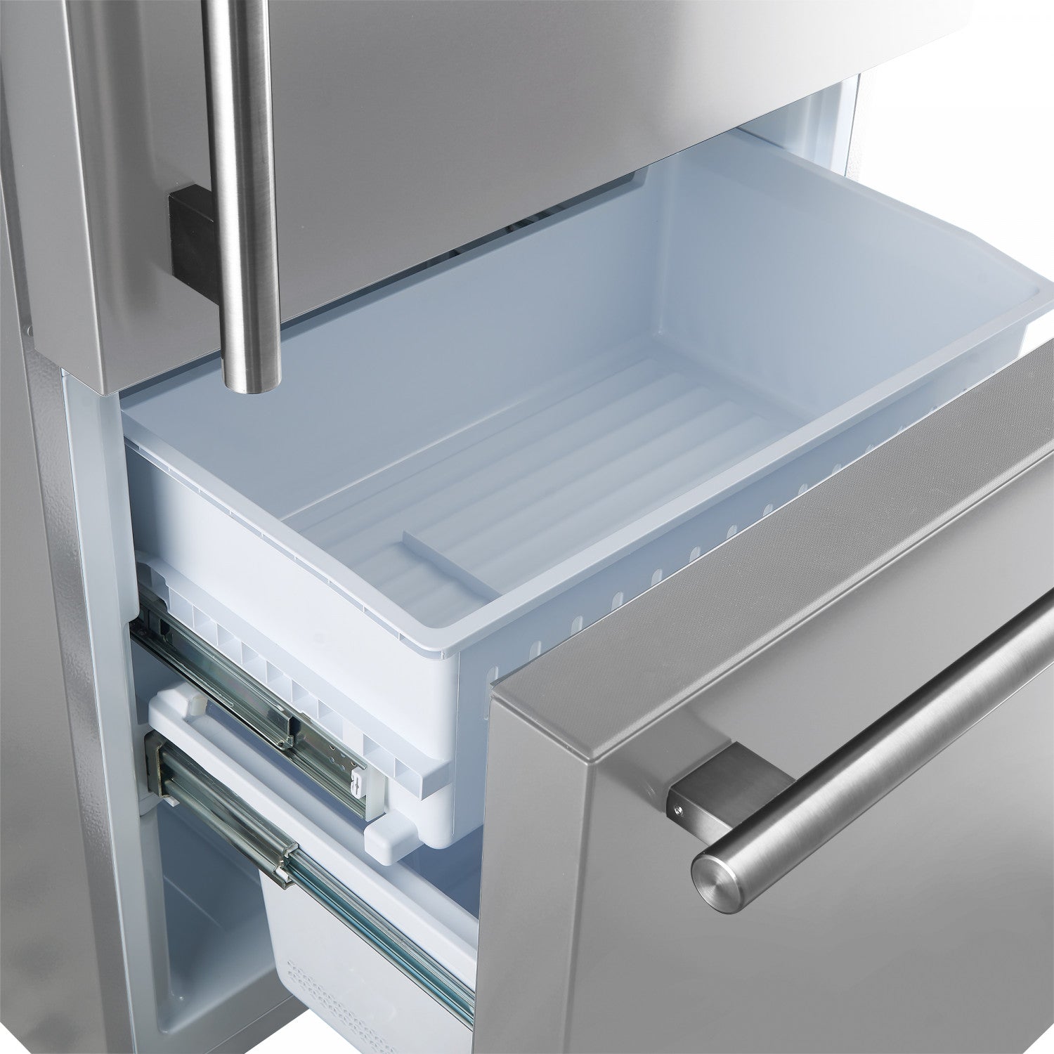 Forno Milano 62" Stainless Steel 2-piece Freestanding Dual Bottom Freezer Refrigerator (34.4 Cu. Ft.) - FFFFD1787-60S