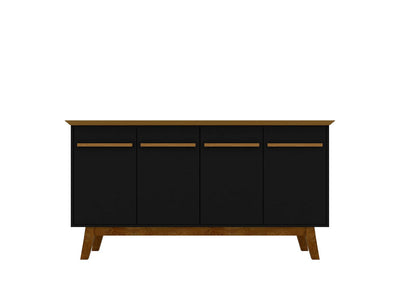 Osnabruck 63" Sideboard - Black/Cinnamon