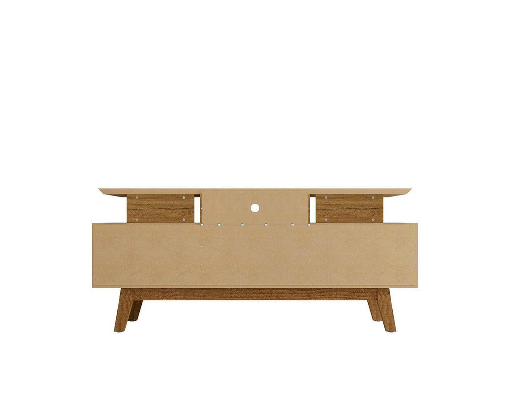 Osnabruck 63" TV Stand - Black/Cinnamon