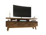 Osnabruck 71" TV Stand - Rustic Brown