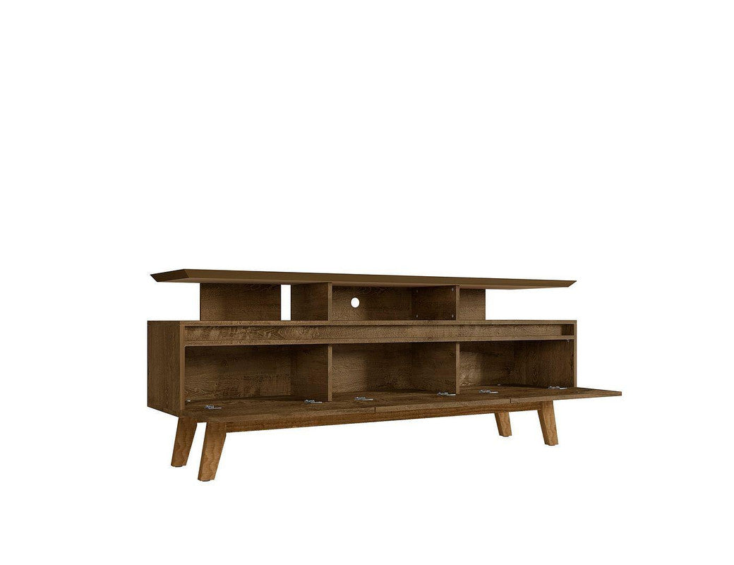 Osnabruck 71" TV Stand - Rustic Brown