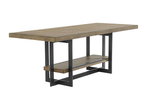 Edenia Extendable Counter Height Table - Brown