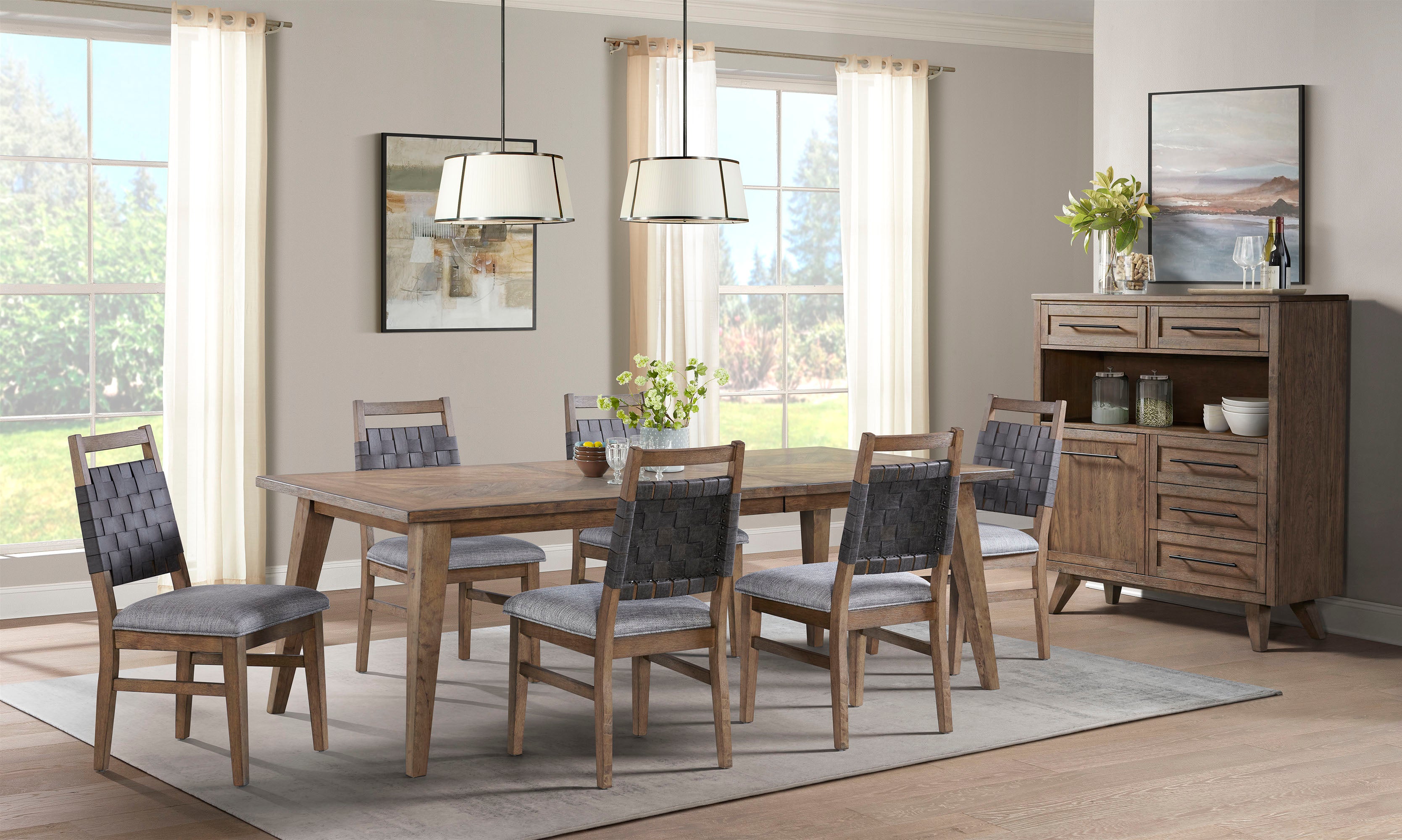 Oslo Extendable Dining Table - Weathered Chestnut