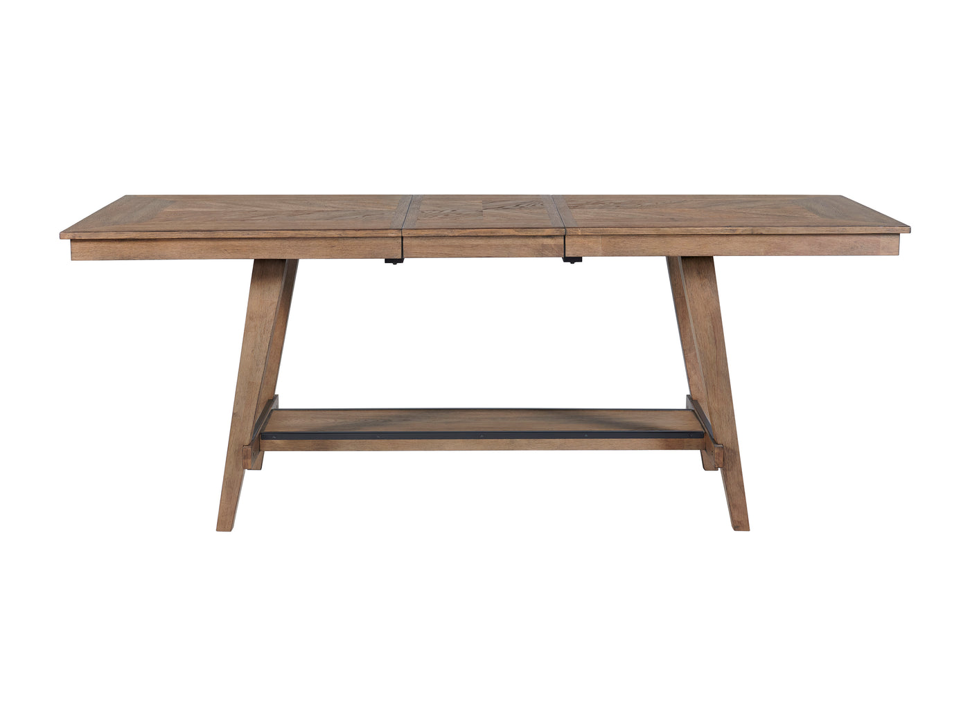 Oslo Extendable Counter Height Dining Table - Weathered Chestnut