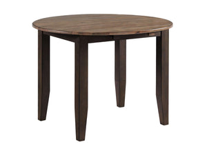 Beacon Dining Table with Drop Leaf - Black, Walnut