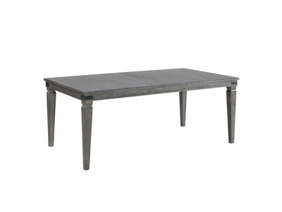 Foundry Extendable Dining Table - Brushed Pewter