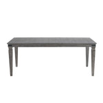 Foundry Extendable Dining Table - Brushed Pewter