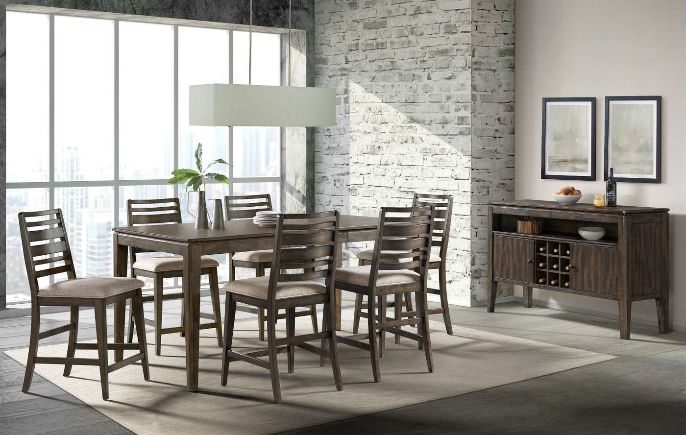 Kauai Extendable Counter Height Dining Table - Walnut