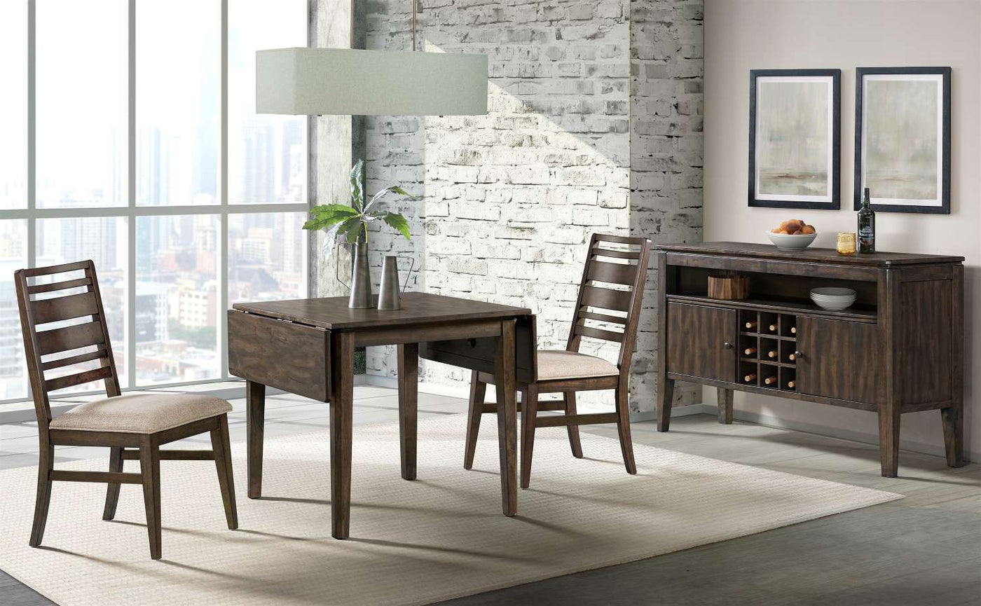 Kauai 3-Piece Dining Set - Walnut