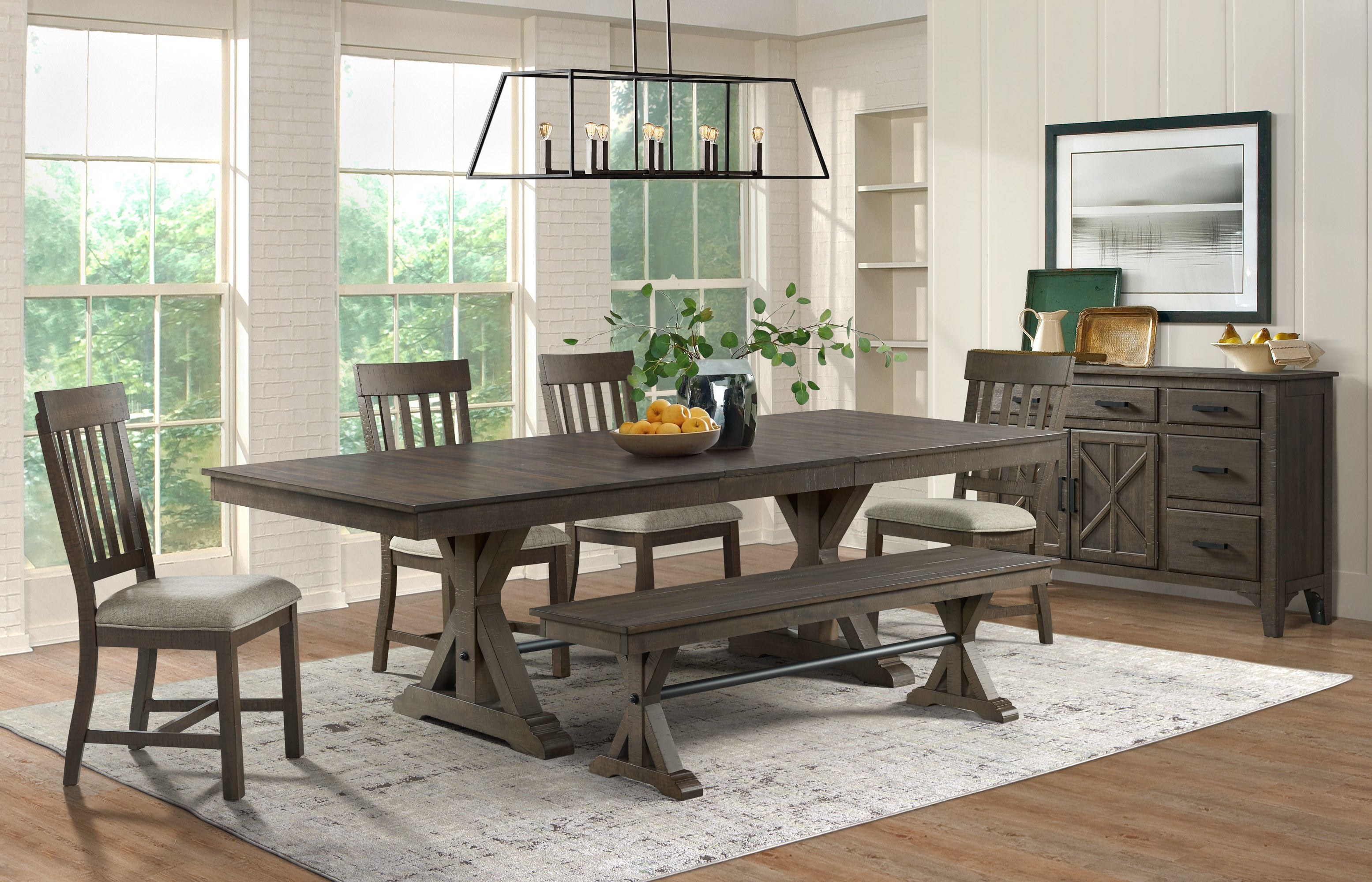 Sullivan Bench - Dark Brown