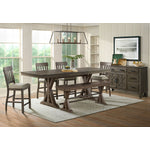 Sullivan Extendable Counter Height Dining Table - Dark Brown