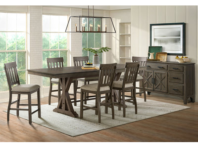 Sullivan 7-Piece Counter Height Dining Set - Dark Brown