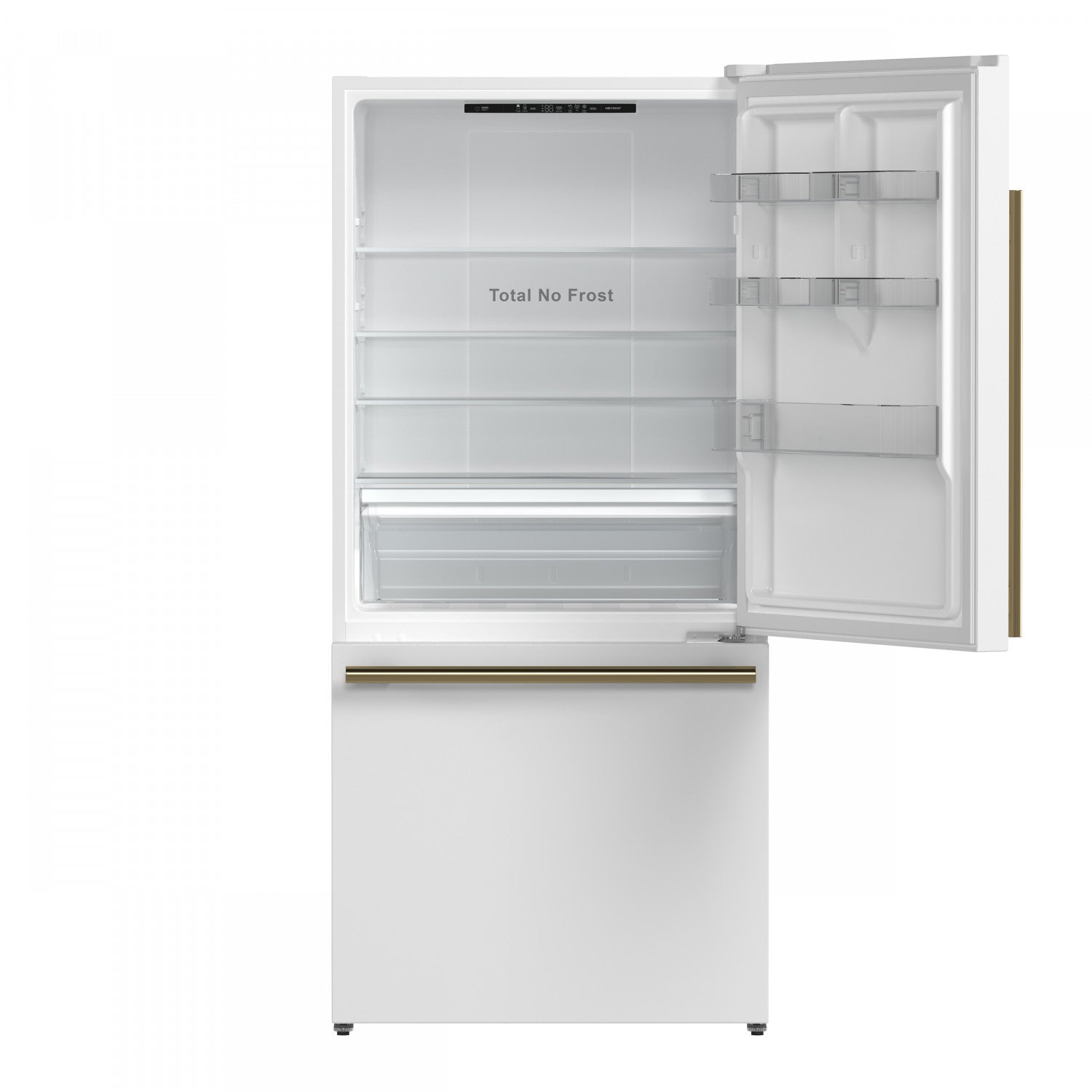 Forno Milano 62" White 2-piece Freestanding Dual Bottom Freezer Refrigerator (34.4 Cu. Ft.) - FFFFD1787-60WHT