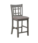 Freda 5-Piece Extendable Counter Height Dining Set - Grey