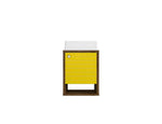 Lekedi 18" Floating Bathroom Vanity Sink - Rustic Brown/Yellow