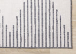 Summer Breeze 6'7" x 9'6" Outdoor Reversible Rug Triangles - Grey, Cream