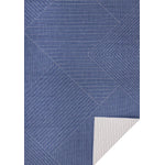 Summer Breeze 6'7" x 9'6" Outdoor Rug Traverse Stripes - Blue, White