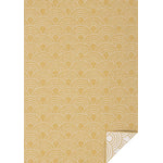 Summer Breeze 5'3" x 7'7" Outdoor Reversible Rug Rainbow Arch Pattern - Yellow, White