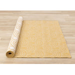 Summer Breeze 5'3" x 7'7" Outdoor Reversible Rug Rainbow Arch Pattern - Yellow, White