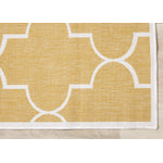Summer Breeze 5'3" x 7'7" Outdoor Reversible Geometric Rug - Yellow, White