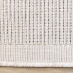 Summer Breeze 6'7" x 9'6" Outdoor Diamond Rug - White, Grey