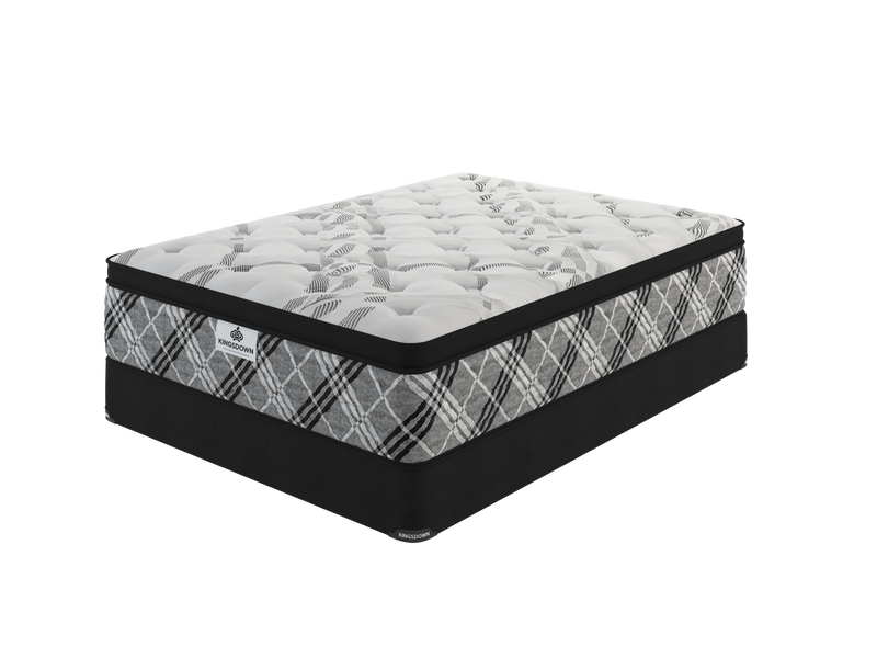 Kingsdown Natasha Plush Queen Mattress and Boxspring Set | Leon's