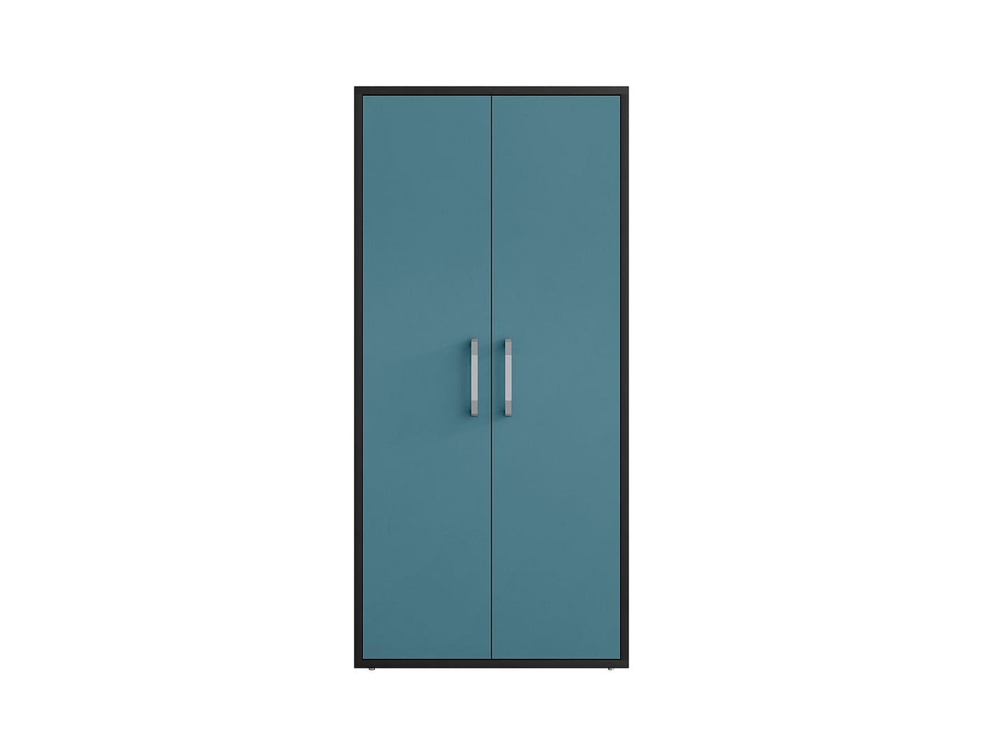 Lunde Tall Garage Cabinet - Blue Gloss