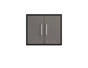 Lunde Floating Garage Storage Cabinet - Grey Gloss