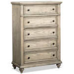 Emma 5-Piece Full Storage Bedroom Package - Oak