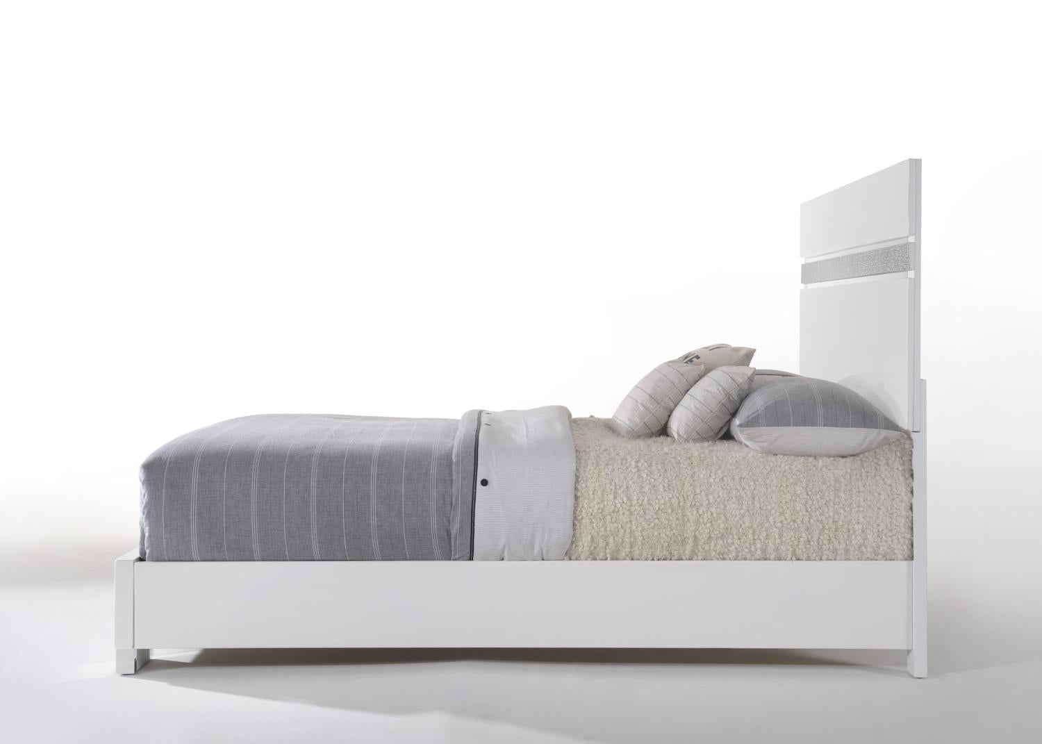 Minnie Queen Bed - White