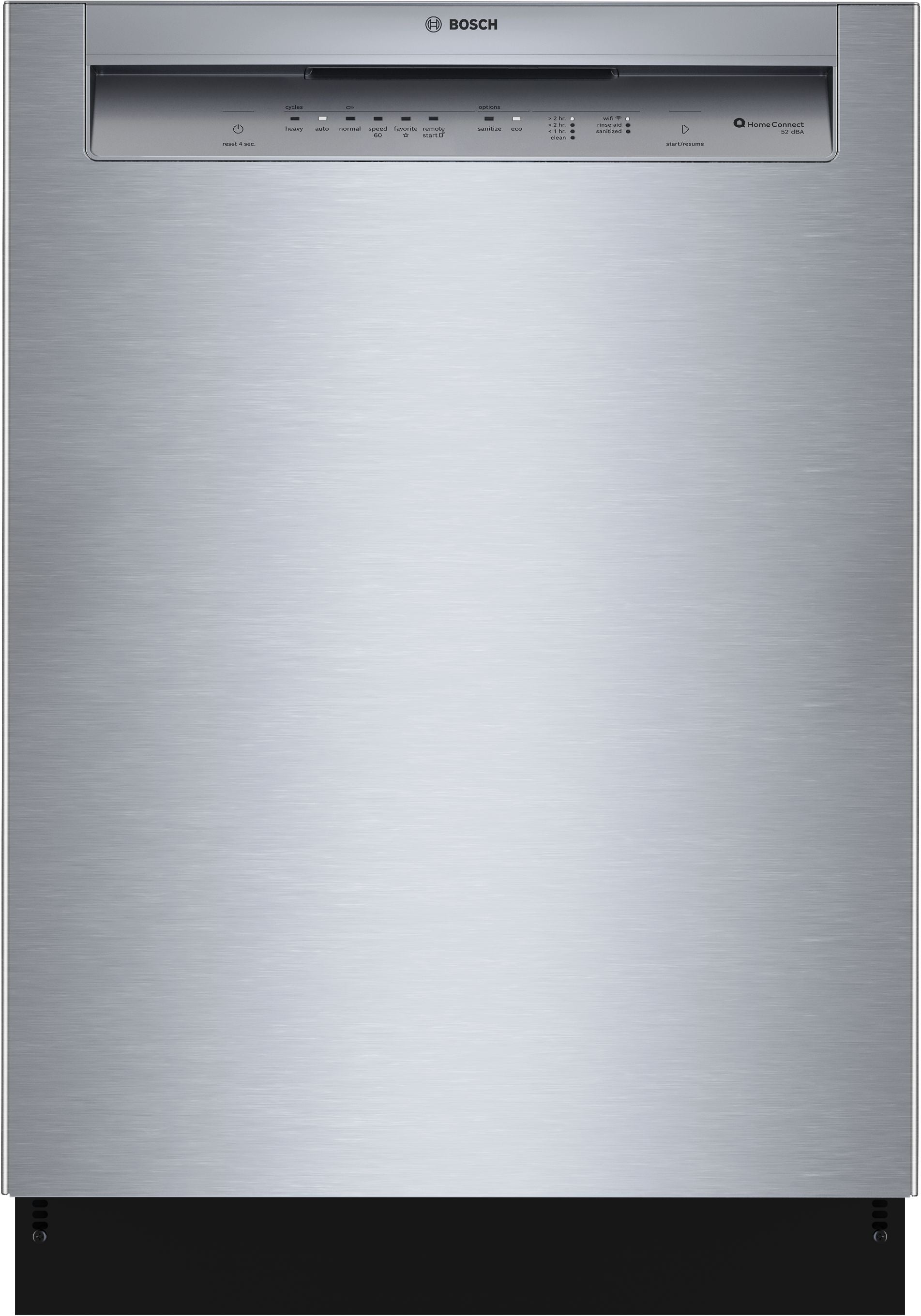 Bosch Stainless Steel 100 Series 24" Dishwasher with Recessed Handle - SHE2ADF5N