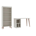 Applesham 2-Piece Extra Storage Home Office Set - Off White
