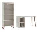 Applesham 2-Piece Extra Storage Home Office Set - Off White