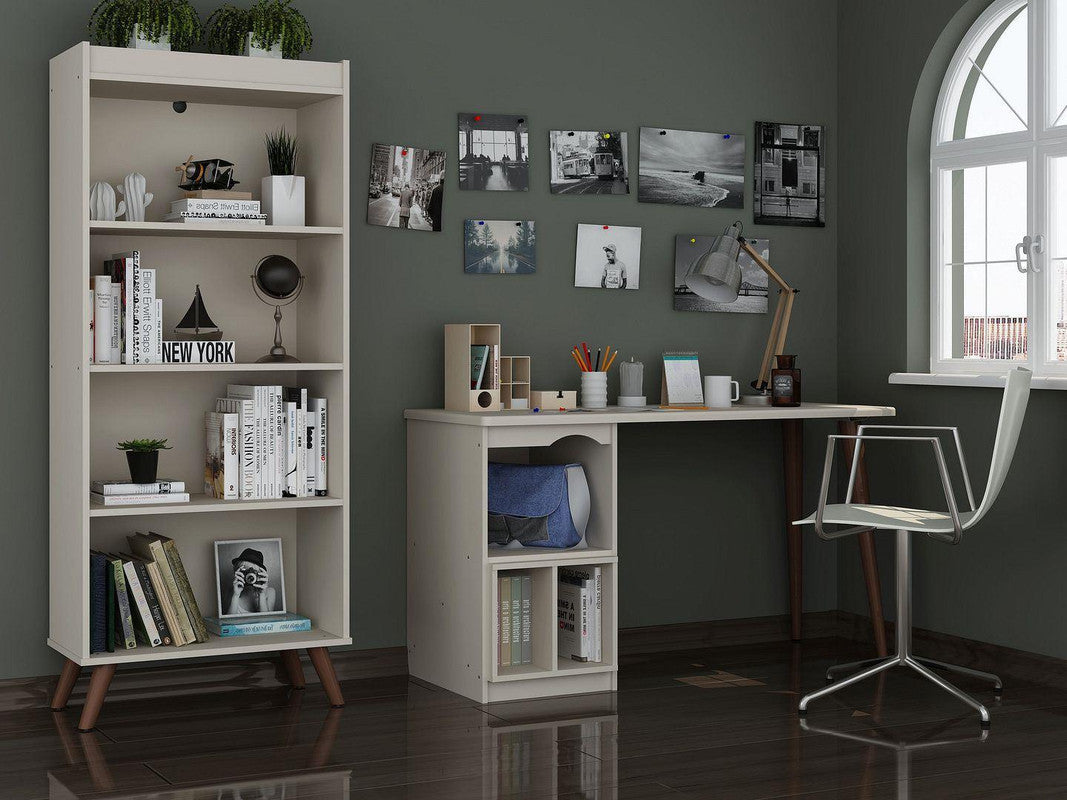 Applesham 2-Piece Extra Storage Home Office Set - Off White