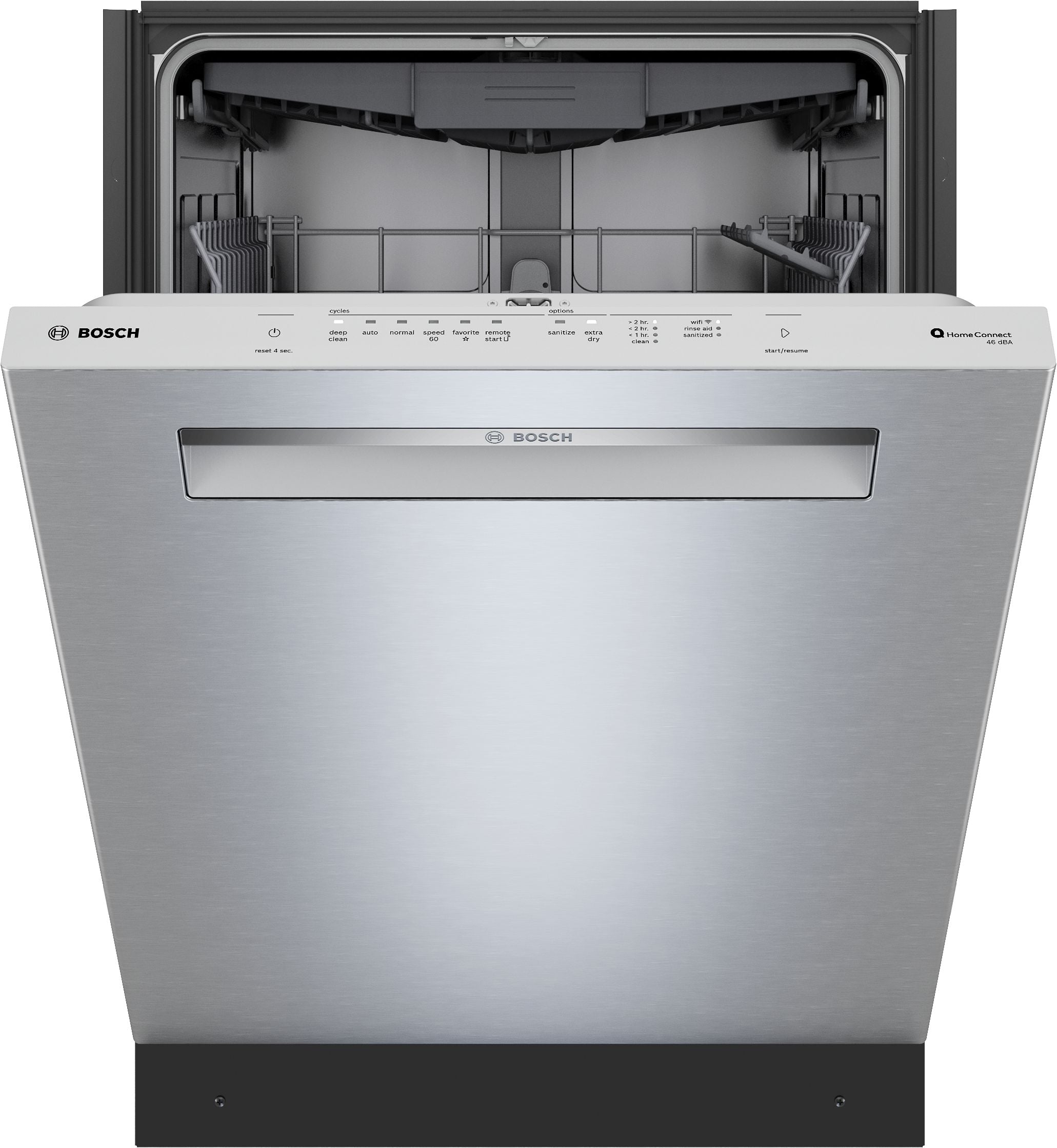 Bosch Stainless Steel 300 Series 24" Dishwasher with Pocket Handle - SHP53EM5N