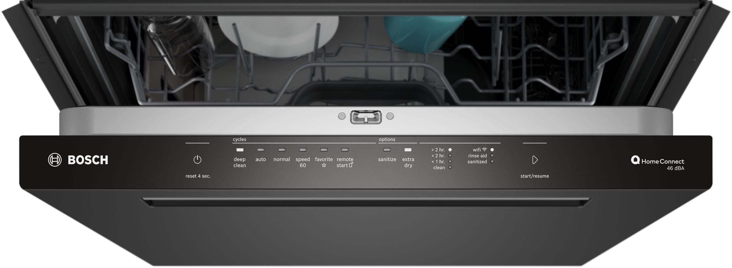 Bosch Black 300 Series 24" Dishwasher with Pocket Handle - SHP53EM6N