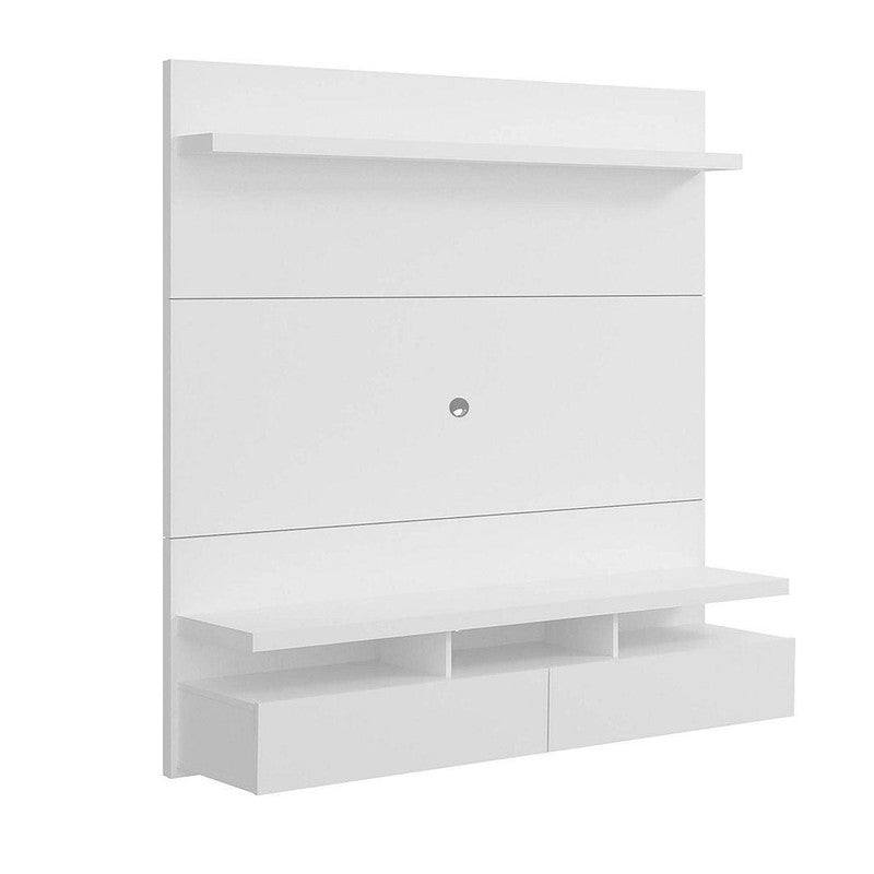 Lavo 63" Floating Wall Theatre Entertainment Centre - White Gloss